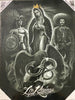 LA REINA (B y N) - Arte en lienzo pequeño - 12" X 16"