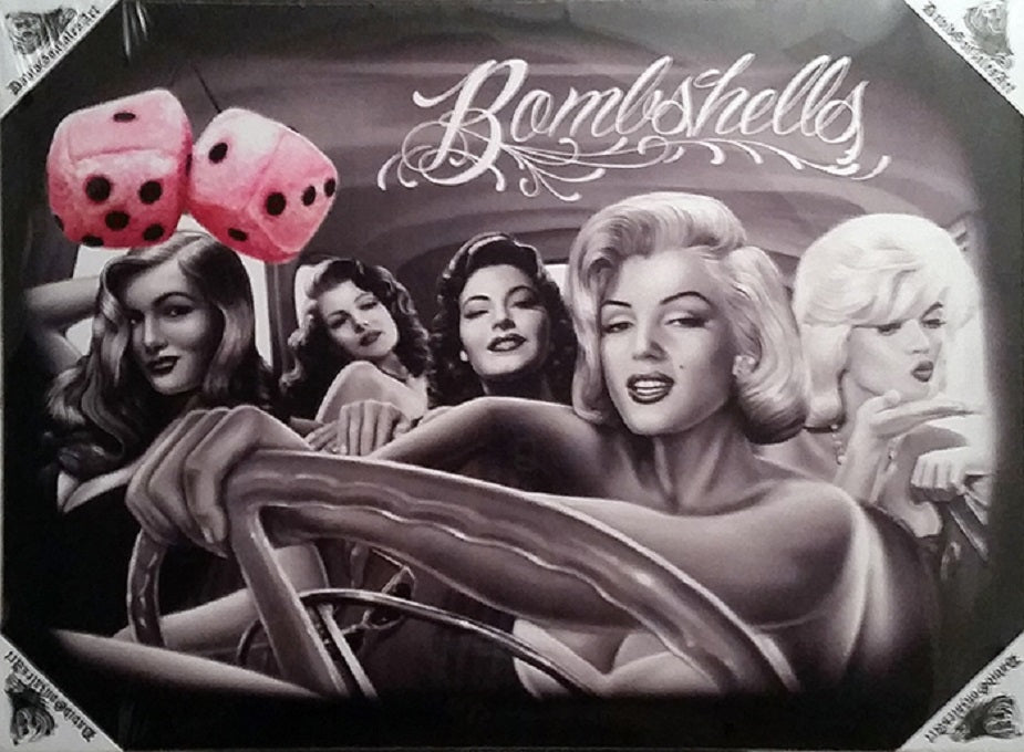 BOMBAS - Lienzo pequeño - 12" X 16"
