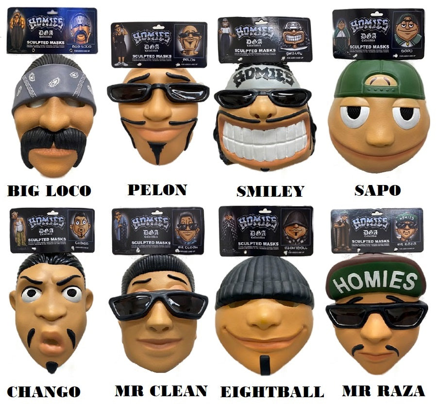 HOMIES Sculpted Mask Collector's Set