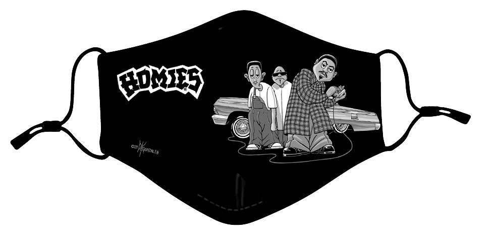 Máscara protectora DGA - HOMIES - GRUMPY TRIO - Con filtro