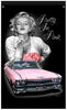 DGA - 3' X 5' - BANDERA / BANDERÍN - BONITA EN ROSA