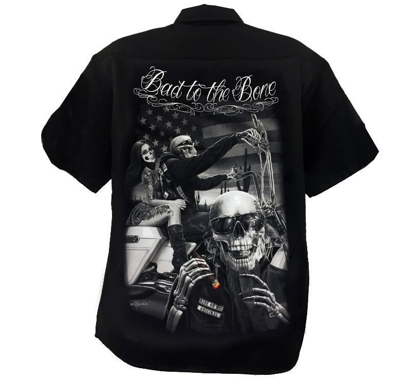Camisa de trabajo ROD™ - MALO HASTA LOS HUESOS