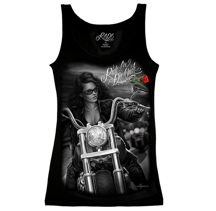 Retired Style- RODC - Lady Rider - Women's Tank Top