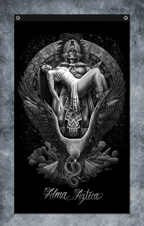 DGA - 3' X 5' - BANDERA / ESTANDARTE - ALMA AZTECA