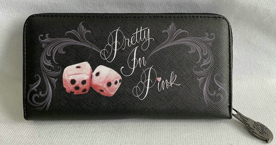 PRETTY IN PINK - WOMENS ZIPPERED WALLET