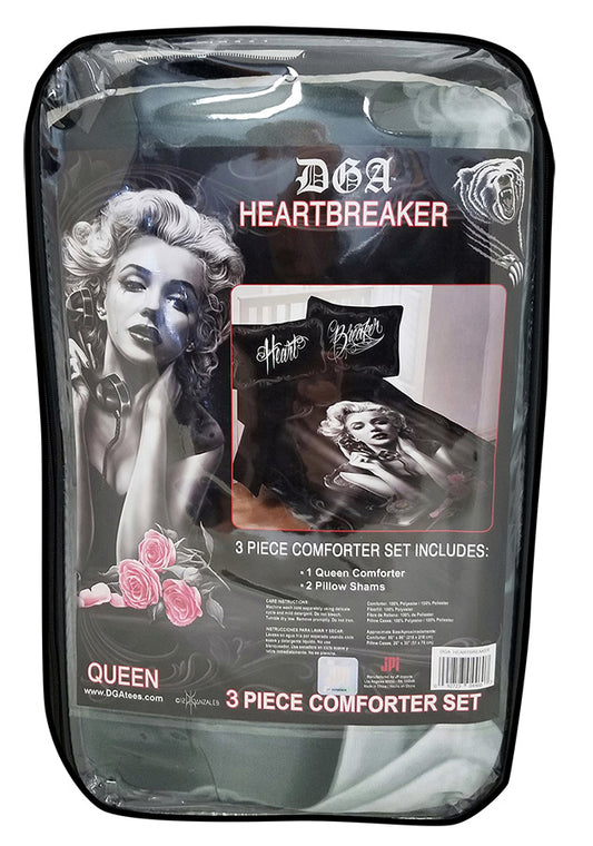 Heart Breaker 3-pc. Queen Blanket Comforter Set
