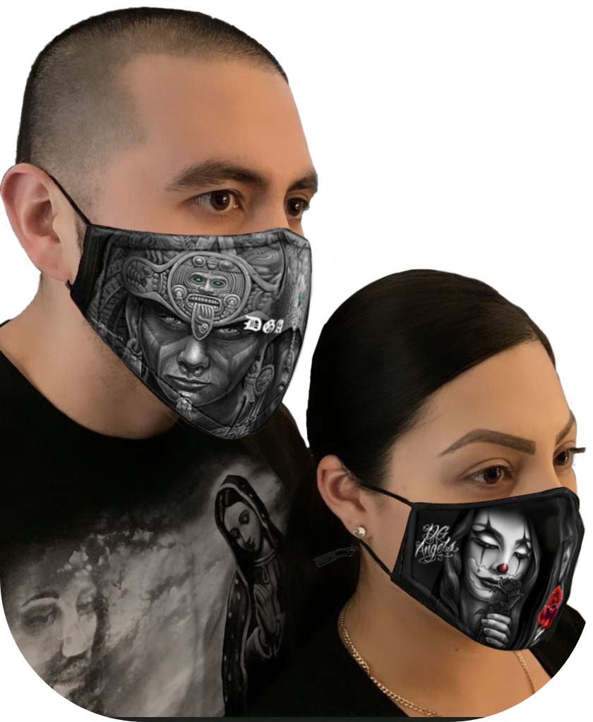 DGA Protective Mask - HOMIES - BIG LOCO (COLOR) - W/Filter