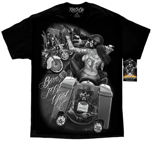 Camiseta para hombre ROD - NACIDO PARA SER SALVAJE