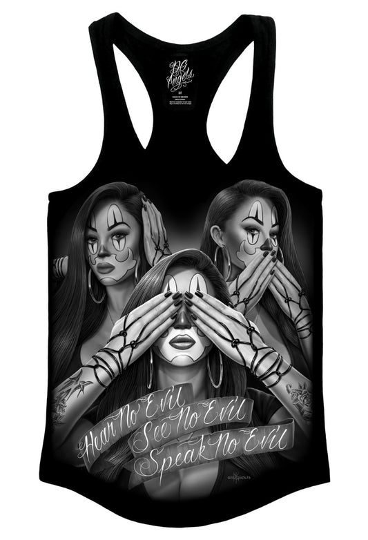 NO EVIL - Women's Racer Back Tank