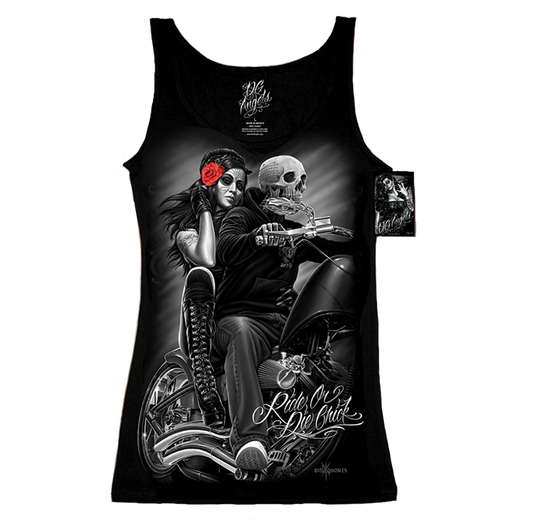 Retired Style- RODC - Biker Babe - Women's Tank Top